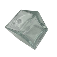 Flacon diffuseur carré en verre transparent de 100 ml, durable, rechargeable et étanche, pour huiles essentielles