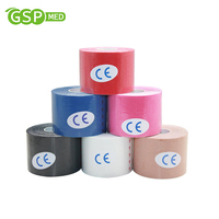 5cm * 5m bande de kinésiologie Sport coton respirant imperméable Kinesiotape extensible CE ISO bande musculaire athlétique pour le soulagement de la douleur