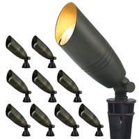 Prix usine Antique Bronze Laiton Étanche Paysage Éclairage Extérieur Basse Tension Rue Jardin Led Up Down Spot Lights