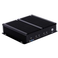 Mini PC Industrial sin Ventilador OEM/ODM, Computadora Integrada con Aleación de Aluminio, GPIO, RS232, RS485, LAN Dual, Intel Core I3, I5, I7