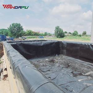 Biodigesteur Biotank 1.5mm Géomembrane HDPE lisse et étanche pour l'élevage de crevettes pour doublure de réservoir d'eau Doublure d'étang - Product Image 2
