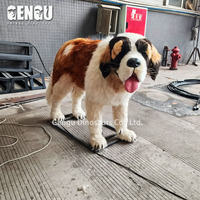 Modèle d'animal animatronique réaliste de haute qualité, chien robot grandeur nature à vendre