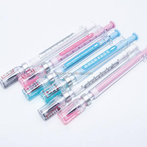 Jarum suntik cair Gel bentuk pena untuk sekolah lucu perawat siswa menulis alat tulis Halloween wacky berdandan cosplay - Product Image 3