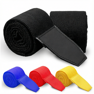 Bandages de boxe en coton personnalisés, sangles de soutien pour les poignets, équipement d'entraînement pour les combattants, bandages de boxe pour le kickboxing - Product Image 4