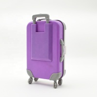 Emballage cosmétique en plastique, boîte d'emballage personnalisée unique en forme de mini-valise, personnalisation de la boîte à cils, valise vide