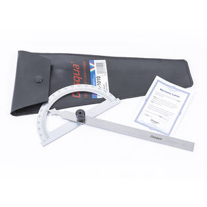 Dasqua 0-180 derece melek cetvel endüstriyel çok amaçlı ayarlanabilir yarım ay iletki cetvel - Product Image 5