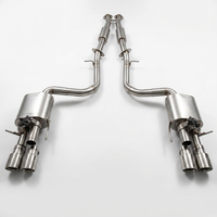 Silencieux d'échappement arrière pour Lexus GSF pour IS500 V8 5.0L, système d'échappement en acier inoxydable poli miroir avec une épaisseur de 1,2 mm