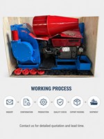 Nouvelle machine à granulés d'aliments pour animaux à moteur diesel, séparateur cyclonique, tamis en acier inoxydable, capacité de 1000 kg/h, haute productivité, mobile