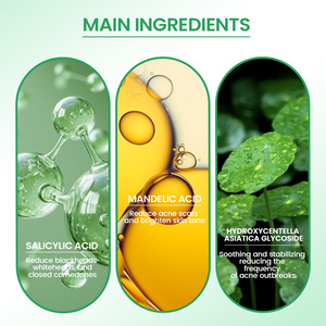 Sérum Liquide Réparateur de Barrière Cutanée Anti-Marques d'Acné à l'Hyaluronate de Sodium, Acide Salicylique, Acide Mandélique et Madécassoside, Marque Blanche en Gros - Product Image 4