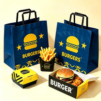 Caja y Bolsa de Papel Personalizadas para Pollo Frito |   Envases para Comida para Llevar con Logotipo, Calidad Alimentaria |   Fabricante de Envases para Comida Rápida OEM
