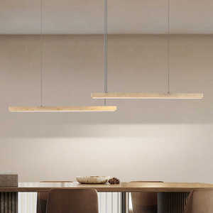 Lampadario Wabi-Sabi per Tavolo da Pranzo e <span class=keywords><strong>Isola</strong></span>, Illuminazione Moderna per Interni, Lampada a Sospensione in Travertino per Ristorante, Bar e Sala da Tè - Product Image 5