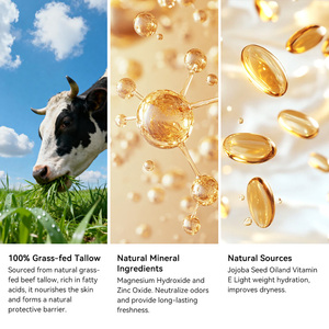 Protection naturelle contre la transpiration sans aluminium, protection contre les odeurs, fraîcheur longue durée 48h, déodorant anti-transpirant en stick pour femmes et hommes - Product Image 3