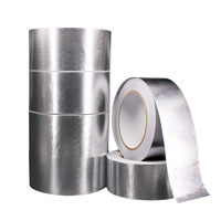 Isolation ignifuge ruban de papier d'aluminium thermofusible pour tuyau d'échappement de poêle enveloppant un tissu de fibre de verre en fibre de verre épaissie