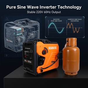 Générateur essence/GPL 5KW <span class=keywords><strong>Predator</strong></span>, générateur silencieux portable double carburant 5000, générateur d'usine OEM ODM - Product Image 6
