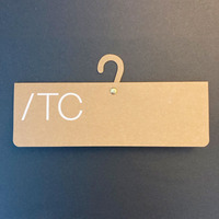 Custom Eco-friendly Paper Board Hanger Scarves Storage Hooks Hangers Cardboard Scarf Hangers With Logo Printing