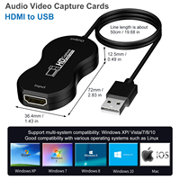 Clé de capture vidéo HDTV USB2.0, carte de capture de jeu pour Switch, PS5, Xbox, caméra, lecteur DVD, diffusion en direct