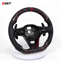 Volant en fibre de carbone forgé en gros pour Volkswagen Passat Golf Mk7 Mk8 GTI 7R MK7.5 Polo Tiguan Jetta GTI R 6 7 8 6R 8R