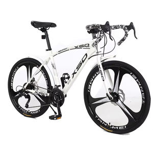 Vélo de course en gros d'usine, ultra-rapide, ultra-léger, pour hommes et femmes, double frein à disque, <span class=keywords><strong>cadre</strong></span> en acier carbone, 21 vitesses - Product Image 1