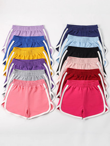 Shorts de plage en coton personnalisés pour enfants, garçons et filles, séchage rapide, taille élastique, pour tout-petits et bébés, décontractés, pour la maison ou comme pyjama, vente en gros - Product Image 2