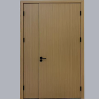 Porte coupe-feu haute performance en métal pour bâtiment commercial, hôtel, avec barre anti-panique