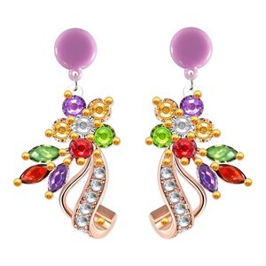 Personnalisé 5D DIY Artisanat Ornement Art Forme Spéciale À <span class=keywords><strong>La</strong></span> Main Cristal Diamant <span class=keywords><strong>Peinture</strong></span> Boucles D'oreilles pour <span class=keywords><strong>Femme</strong></span> - Product Image 1