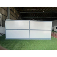 Conteneur pliable prêt à être expédié, maison préfabriquée mobile, mini-maisons fabriquées en acier pour application en bâtiment de bureaux
