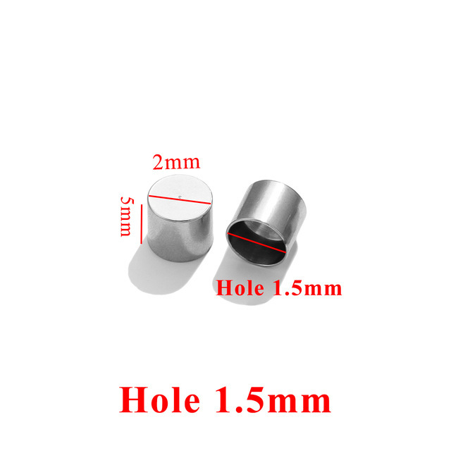 Steel color - 1.5mm inside [about 0.07g each]