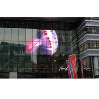 Écran LED transparent en verre pour intérieur, petit pas de pixel P3.9, ABXLED