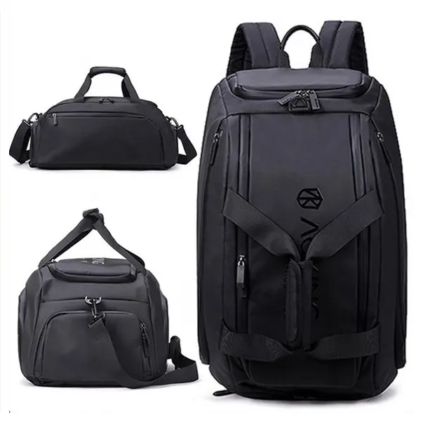 40L Large capacity 3 ways luggage duffel backpack travel carry on business travel backpack bag with shoes compartment
