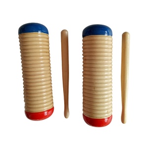 En gros Orff Petites <span class=keywords><strong>Percussions</strong></span> Série En Bois Guiro Instrument de Percussion - Product Image 1