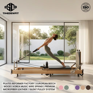 Vente en gros de Reformers de Pilates pliables pour studio de yoga, lit de Pilates professionnel en cuir couleur personnalisée, livraison porte-à-porte DDP - Product Image 5