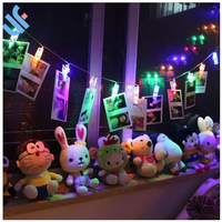 YF-Y10402 3M 20 LED alimenté par batterie guirlande lumineuse décoration de noël LED carte Photo Clips bébé fournitures