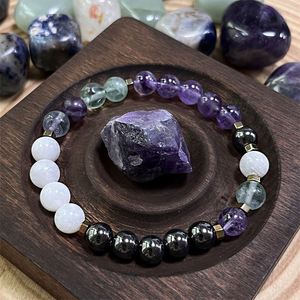 Pulsera Natural de Cuentas de Vidrio Coloridas con Piedra Antiestrés, de Primera Calidad, Lista para Venta al por Menor, con Garantía Comercial - Product Image 3