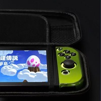 Étui de transport pour Nintendo Switch OLED modèle 2021/Switch 2017 étui rigide avec 10 emplacements pour cartes de jeu pour Switch Console Joy-Con