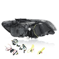 JUSHUN Phare LED pour AUDI Q7 2006-2015 Q7 Phares LED DRL Clignotants Mobiles Projecteur à Lentille LED