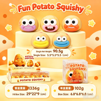 Balle Squishy Faite Main en Blocs de Construction, Jouet Anti-Stress en Vaseline Très Vendu, Petit Cadeau de Vacances