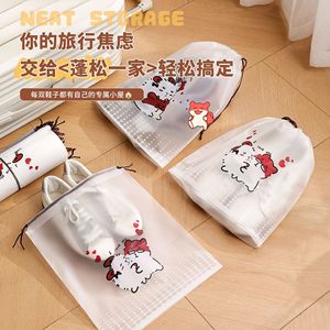 Cute Travel <b>Storage</b> <b>Bag</b> Drawstring Lightweight Rectangle Clothes Organizer For Trip Spring 2025 Yiwu Origin - Product Image 3