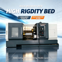 Torno CNC de Cama Inclinada HTC63s, Apto para Fabricación Automotriz, Equipos Médicos, Energía, Construcción Naval, etc., Buena Calidad, ISO, CE