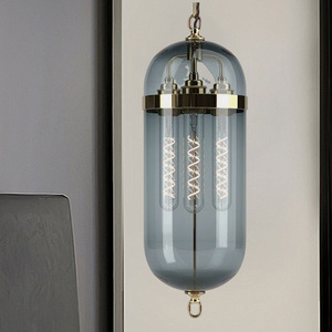 Lámpara Colgante de Hierro Forjado de Lujo Posmoderno para Restaurante, Lámpara de Techo Personalizada de Una Sola Cabeza para Barra o Mostrador - Product Image 6