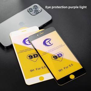 Protection d'écran en verre trempé 9D anti-lumière bleue pour iPhone 17, 16/17 Pro Max, et autocollant de protection givré pour iPhone 15 - Product Image 4