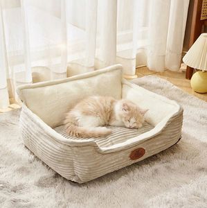 Tempat Tidur Anjing Modern Ramah Lingkungan yang Dapat Dilepas dan Dapat Dicuci dengan Mesin, Sofa Hewan Peliharaan untuk Tidur Nyenyak Kucing dan Anjing - Product Image 3