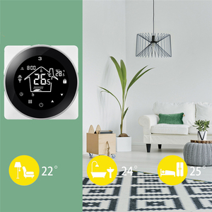 Tuya termostato per Smart Life Flip Design WIFI Touch Screen regolatore di temperatura Display OLED riscaldamento a pavimento compatibile - Product Image 3