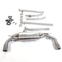 Échappement à soupapes haute performance professionnel 2011-2016 pour Countryman 1.6T R60 en acier inoxydable 304 finition miroir Catback