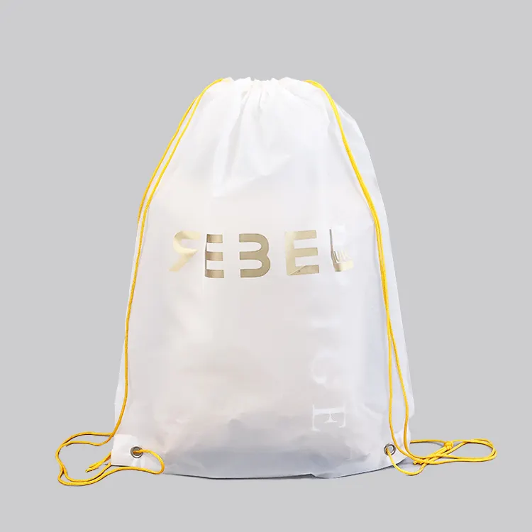 डिजाइन फ्रॉस्टेड सामग्री वाटरप्रूफ बैकपैक रस्सी बैग व्यवसाय बैकपैक रस्सी बैग व्यवसाय बैकपैक ड्रॉस्ट्रिंग बैग