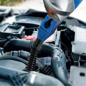Kit de Embudo de Plástico para Reabastecimiento de Gasolina y Aceite de Motor de Coche y Motocicleta, Herramienta de Transferencia y Filtro para Cambio de Fluidos - Product Image 5