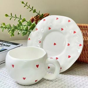 Tazas de Café de Cerámica con Cuchara, Estilo Nórdico, para Café Árabe, 6 Piezas, Aptas para Microondas, 15 oz, Sublimadas, Juego de Tazas Express - Product Image 3