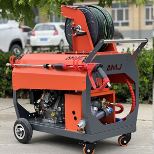 Amjet barato fácil caballos de fuerza bomba italiana 150 bar 2175 PSI máquina de limpieza de tuberías de drenaje lavadora de alta presión del motor - Product Image 1