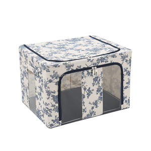 Hộp Đựng Gấp Gọn Hộp Đựng Chăn Cửa Sổ Trong Suốt Bằng Vải Không Dệt Có Khóa Kéo Hộp Đựng Chăn Đồ Chơi Chống Ẩm - Product Image 3