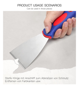 Outil <span class=keywords><strong>de</strong></span> <span class=keywords><strong>peintre</strong></span> personnalisé, couteau à mastic en acier inoxydable, <span class=keywords><strong>grattoir</strong></span> flexible pour le ruban adhésif et le raclage <span class=keywords><strong>de</strong></span> la peinture et du plâtre - Product Image 4