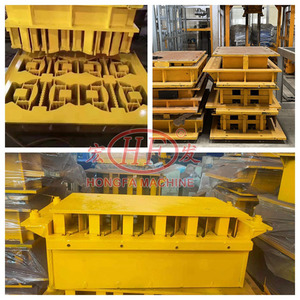 Stampo in mattoni ad incastro blocco in calcestruzzo stampo in mattoni manuale macchina per lo stampaggio di mattoni - Product Image 4